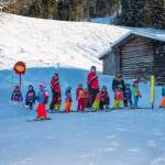 Rennen zum Abschluss des Kinder-Skikurs Wagrain